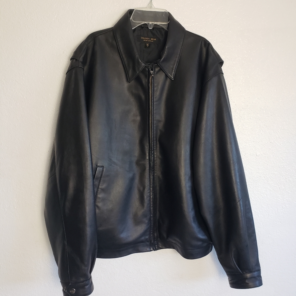 Golden Bear Sportswear leather jacket Size Large